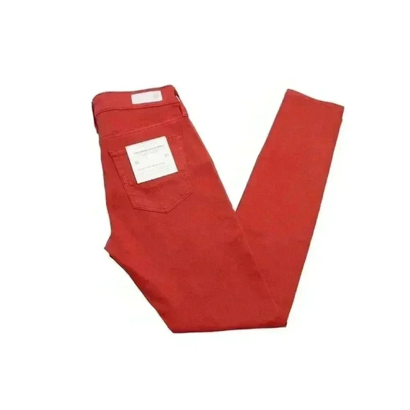 NWT AG Jeans Adriano Goldschmied Farrah Skinny Ankle High Rise Rust Soft Stretch - Picture 7 of 9